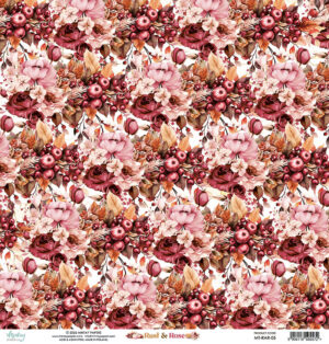 Disainpaber- Rust & Rose 05