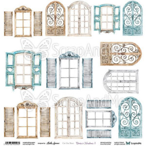 Disainpaber/väljalõiked- Doors & Windows 3