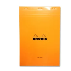 Rhodia Original oranž klamberköites A5 valge sisu
