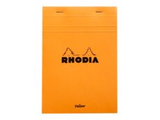 Rhodia Original klamberköites dotpad A5, oranž