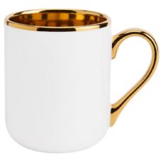 Keraamiline kruus valge ja kuld- 330ml