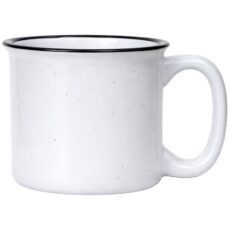 Keraamiline emailiga sublimatsioonikruus, helehall, 400ml