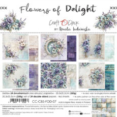 Paberiplokk 20,3 cm x 20,3 cm – FLOWERS OF DELIGHT