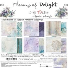 Paberiplokk 20,3 cm x 20,3 cm – FLOWERS OF DELIGHT BASIC