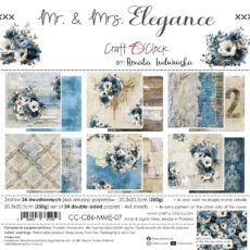 Paberiplokk 20,3 cm x 20,3 cm – MR. & MRS. ELEGANCE