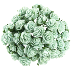 Paberlilled mooruspuu paberist (mulberry) – roosid 20mm, 10tk, mint