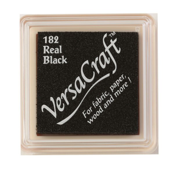 VersaCraft väike templipadi Real Black – Tsukineko