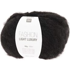 Fashion Light Luxury alpakalõng must 50 g – Rico Design