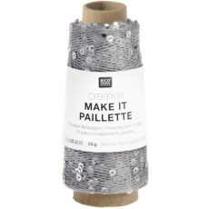 Creative Make It Paillette litrilõng hall 50 g – Rico Design