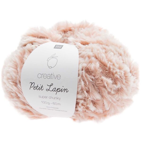 Creative Petit Lapin kunstkasukalõng roosa 100 g – Rico Design