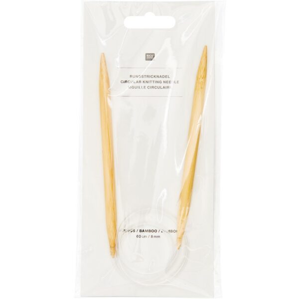 Rico bambusest ringvardad 8 mm 60 cm – Rico Design