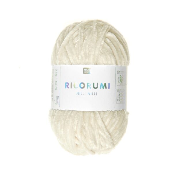 Ricorumi Nilli Nilli šenillilõng kreemjas 25 g – Rico Design