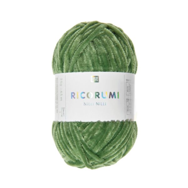 Ricorumi Nilli Nilli šenillilõng roheline 25 g – Rico Design