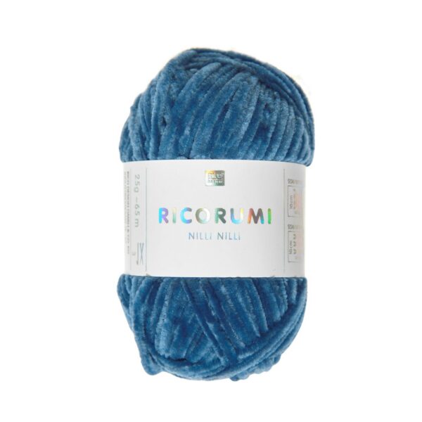 Ricorumi Nilli Nilli šenillilõng sinine 25 g – Rico Design