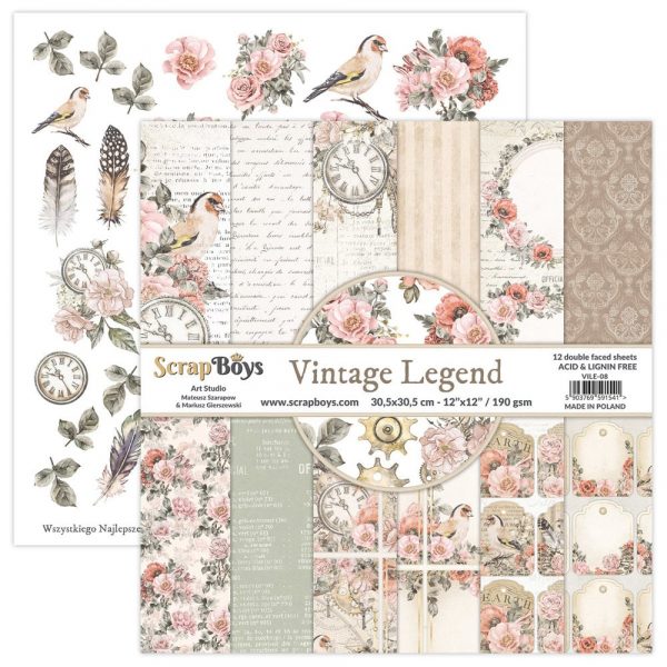 scrapboys-vintage-legend-12×12-inch-paper-pack-vil