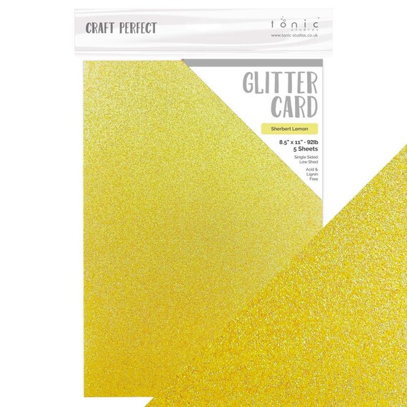 craft-perfect-glitter-card-craft-perfect-glitter-card-sherbet-lemon-a4-5-pk-9956e-36011276337331